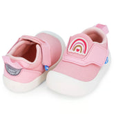 Jan & Jul Mini-Flyer Toddler Sneakers - Pink Rainbow